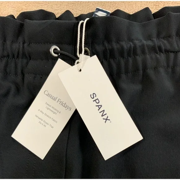 Spanx Casual Friday Cargo Pants Women's Size 3X Plus Size Black New with Tags